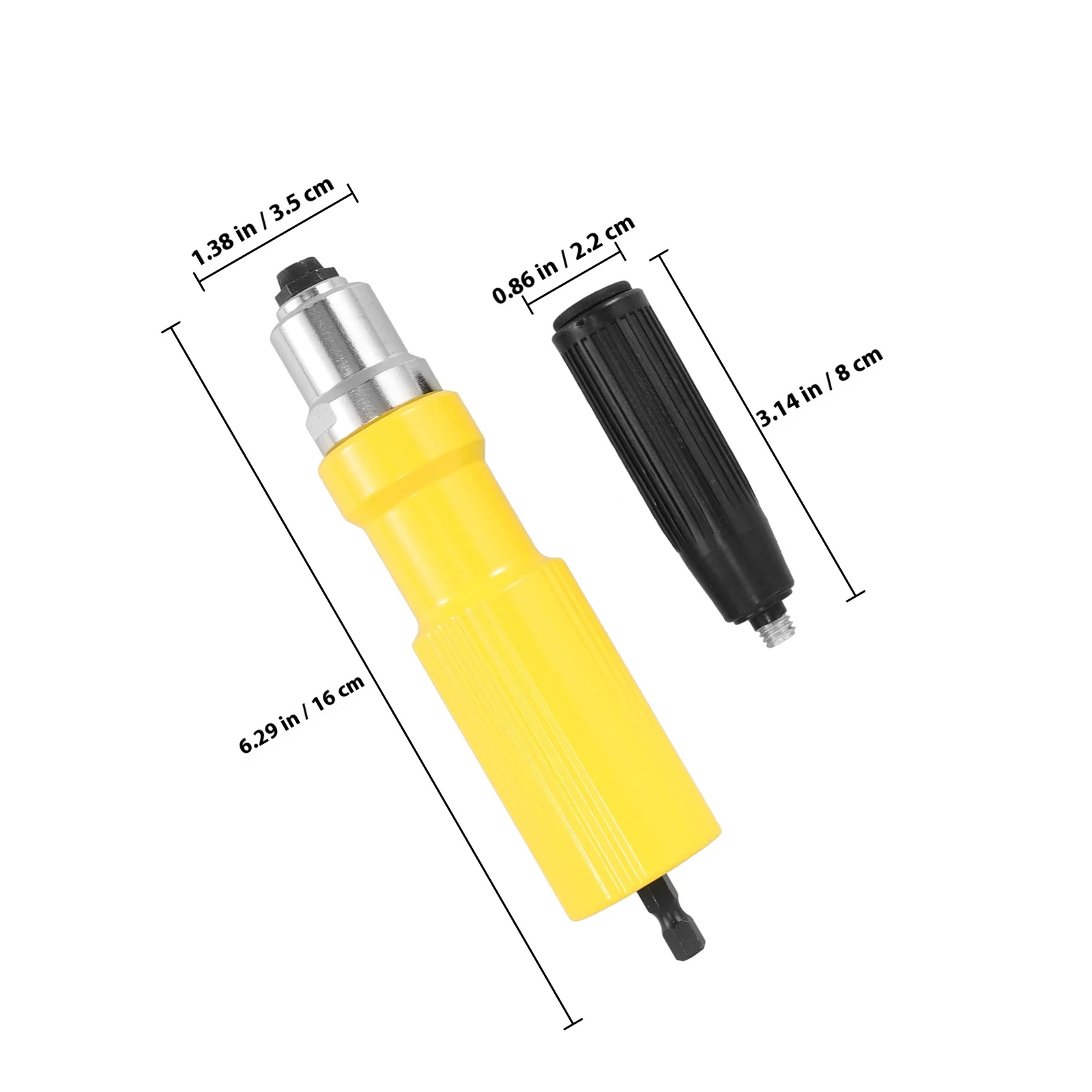 1 Set Rivet Tool Adapter Electric Rivet Tool Connector Hand Power Accessories For Automatic Riveting Nut Insert Cordless Drill