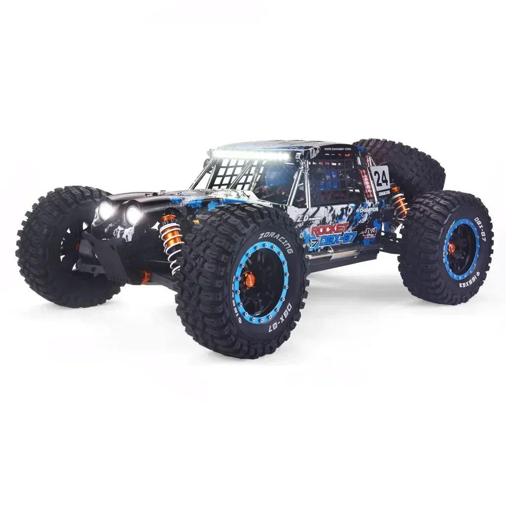 80KM/h High Speed Brushless Motor Remote Control RC Car Toys Monster Truck Desert Buggy With LED Light