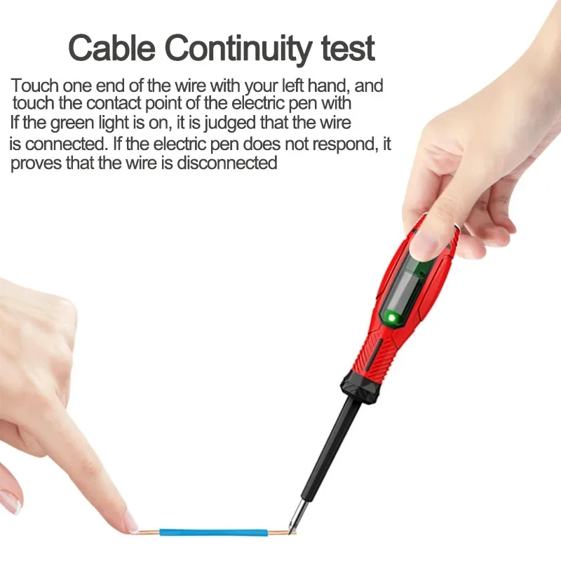 Electric indicator AC 90-1000V Non-Contact Socket Wall AC Power Outlet Voltage Detector Sensor Tester Pen LED light test pencil