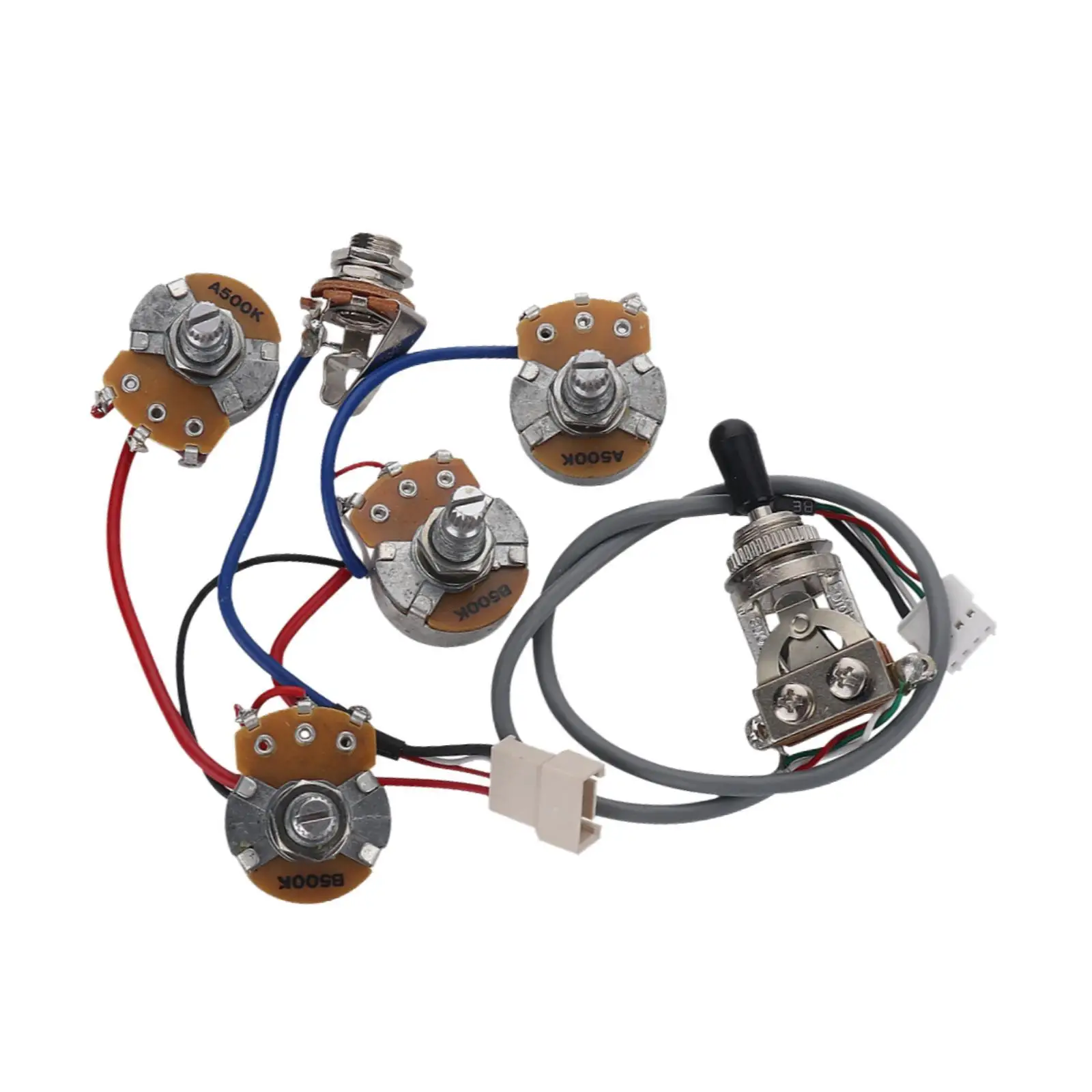 

Electric Guitar Wiring Harness Prewired Kit Three-speed Switch Guitar Replace Parts