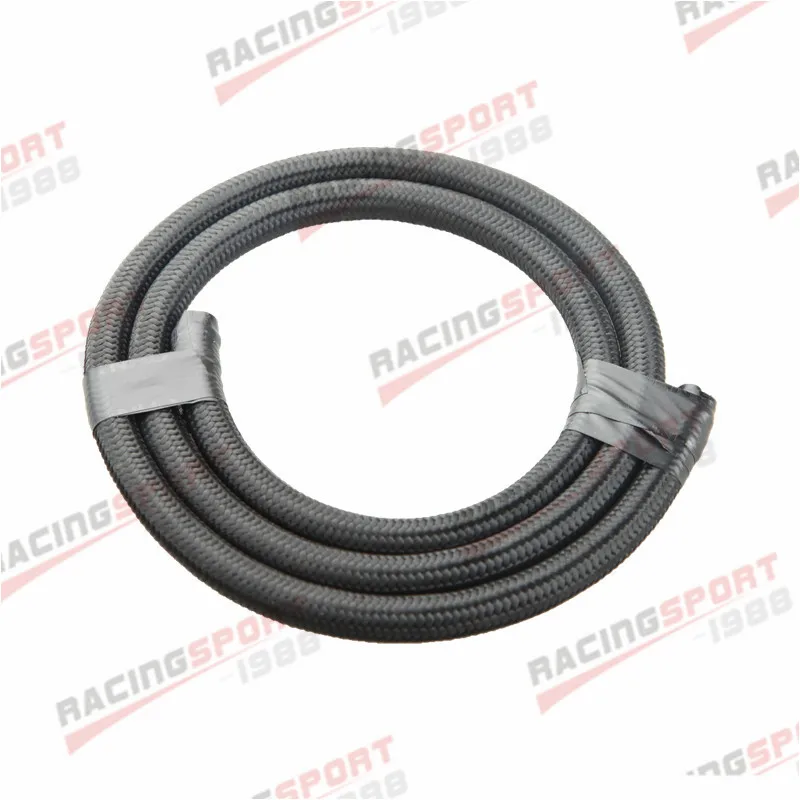 

Black Nylon Cover Braided 1500 PSI -12AN AN12 Oil Fuel Gas Line Hose 1M(3.3FT)