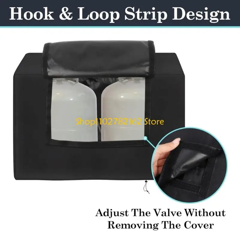 

547B Big Capacity Propane Gas Cover Reinforced Top For Harsh Weather
