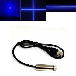 Módulo láser azul de punto/línea/haz cruzado, 450nm, 80mw, con interfaz USB 1240