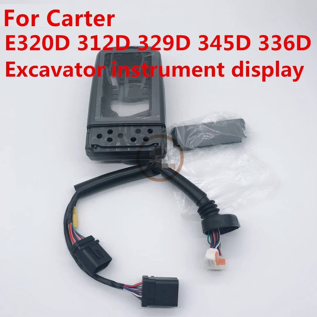 

For Carter E320D 312D 329D 345D 336D Excavator instrument display shell/instrument shell high-quality accessories free shipping