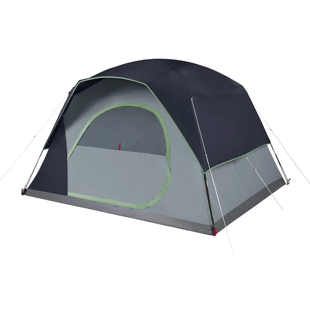 

Skydome Camping Tent, 2/4/6/8 Person Family Dome Tent with 5 Minute Setup, Strong Frame can Withstand 35MPH Winds