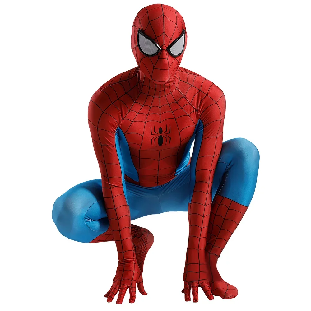 Fato clássico do Homem-Aranha para adultos e crianças, Spandex Cosplay, Fatos Zentai, Halloween, 1994, 1994