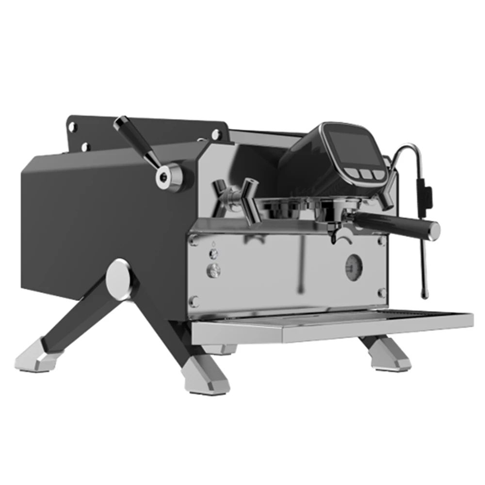 Smart Control Programmable Commercial Semi Automatic Espresso Coffee Machine 9 Bar Pressure Copper Boiler 3500W Power