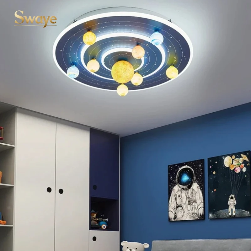 

Modern Creative Children LED Ceiling Chandelier Lamp Lustre Dreamy Design Pendant Light Home Decoration for Bedroom Dinning Room