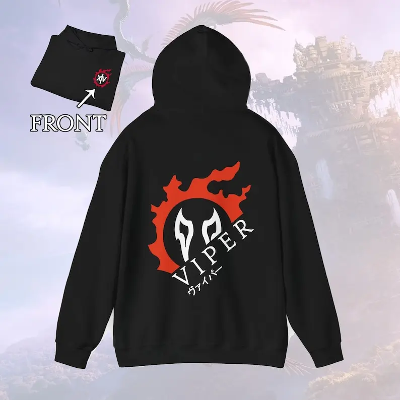 Viper - For Warriors of Light & Darkness FFXIV MMORPG hoodie unisex