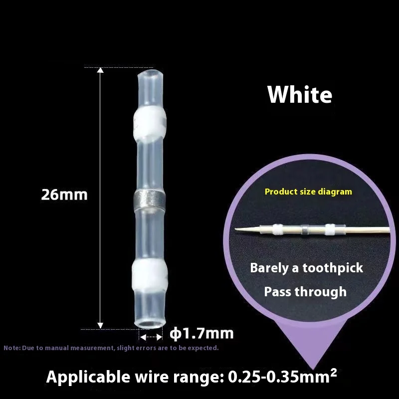 مقاوم للماء لحام حلقة SST سلك موصل الحرارة يتقلص أنبوب نوع مختومة سلك سريع لصق #6