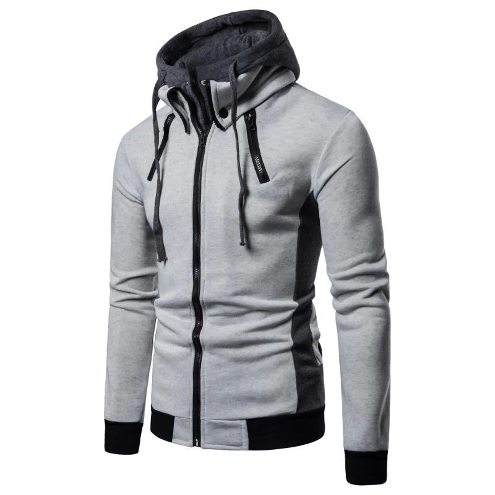 

Men's Sweatshirt Hoodies Fashion Slim Fit Long Sleeve Streetwear Outdoor Top Tees Brand Clothing Homme Hoody Jacket Outwear