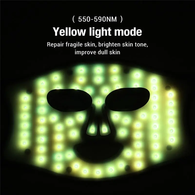 A55X-LED フォトン美容マスク器具 IPL 若返り 小じわを軽減 肌の色調を明るくする 触り心地が快適