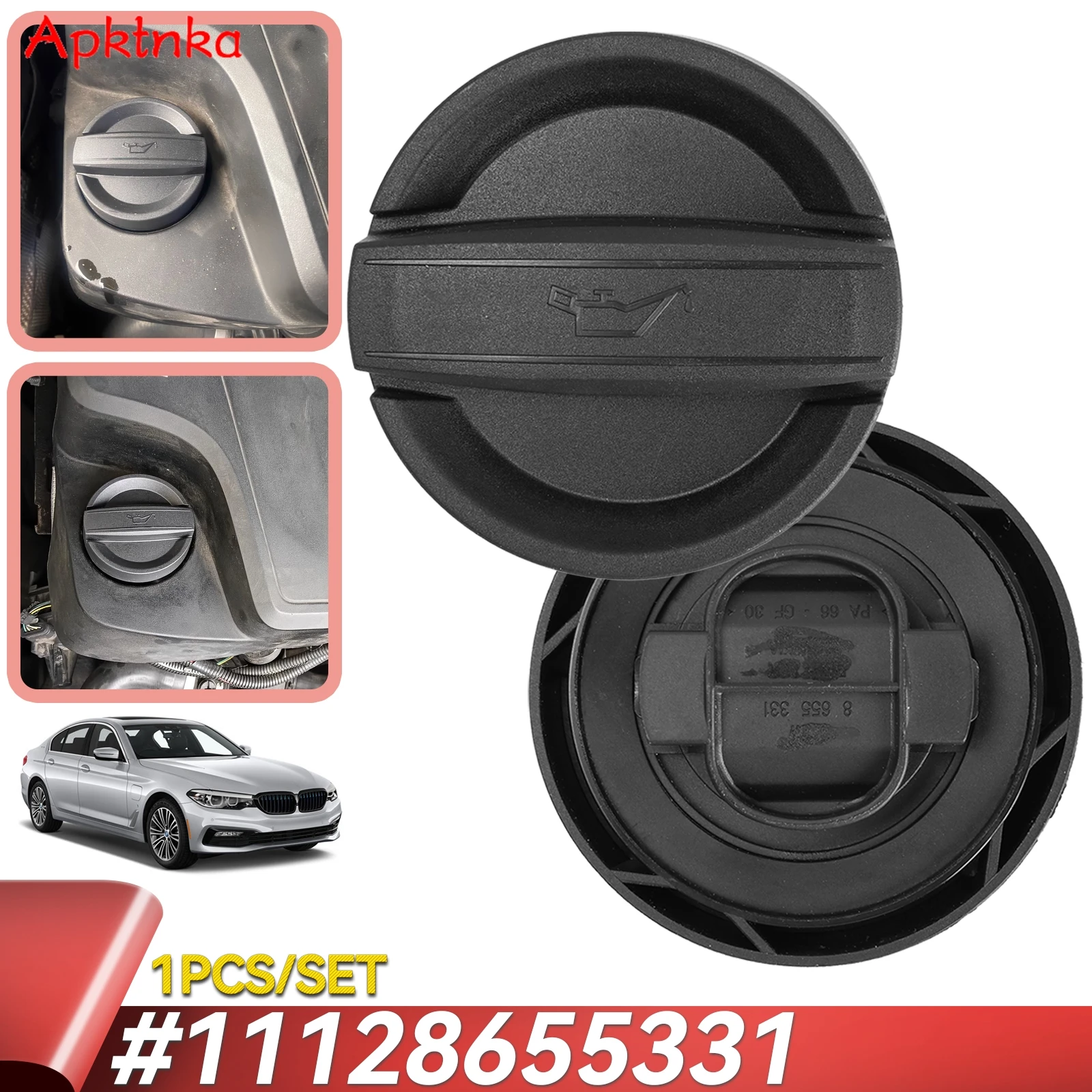 11128655331 8655331 Engine Oil Filler Neck Sealing Tank Cap Cover For Bmw 1 3 5 Series E60 E87 E90 E91 F10 F11 F20 F21 F30 Mini