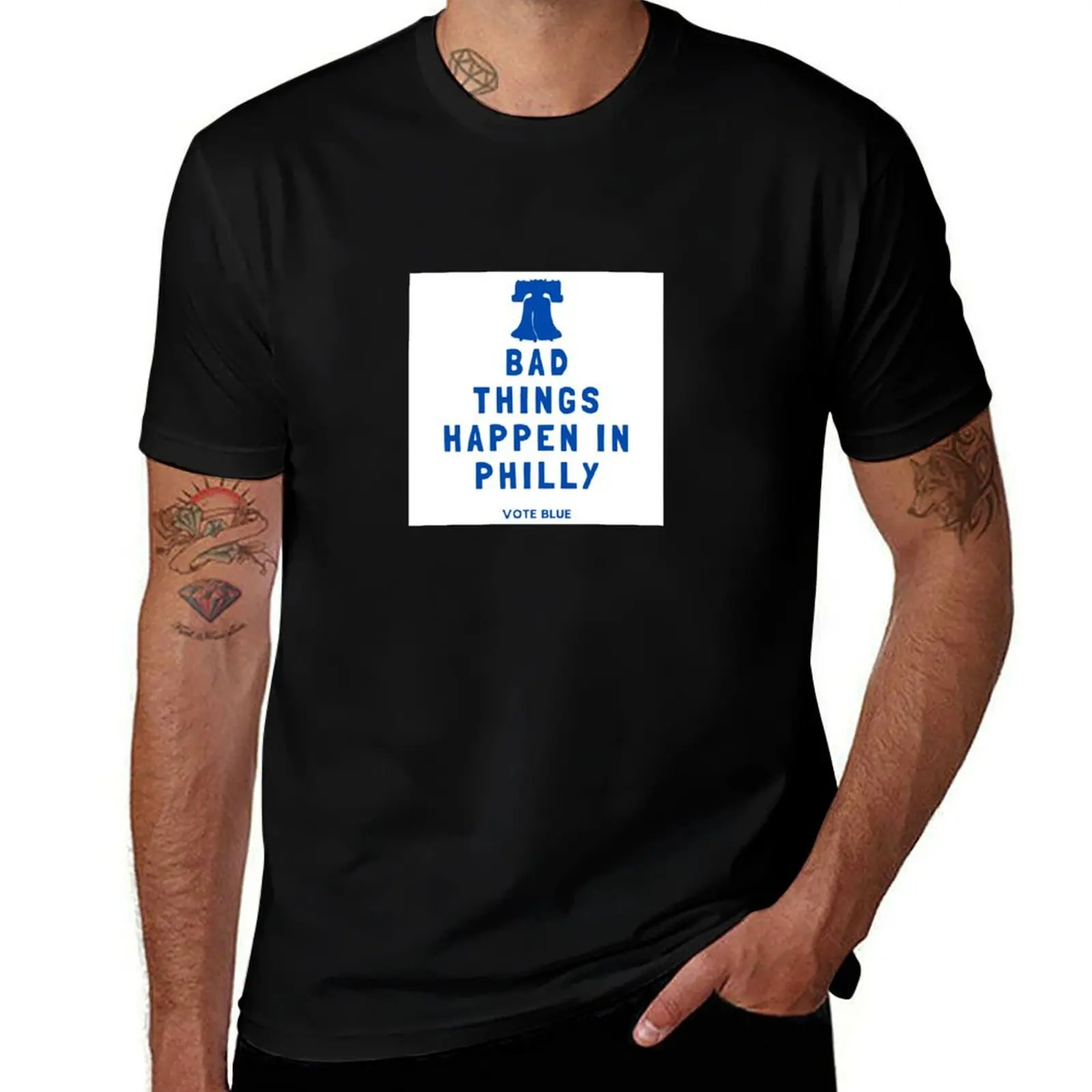 

Bad Things Happen In Philly T-Shirt luxury designer Funny t-shirts custom shirt men workout shirt