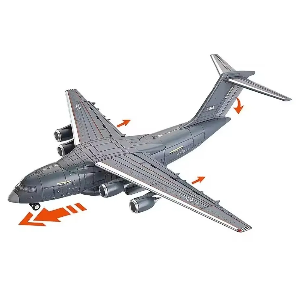 

1:100 Scale Transport Aircraft Model Detailed Design Y-20 Attack Aircraft Building Blocks Set TU-160 DIY Airplane Model