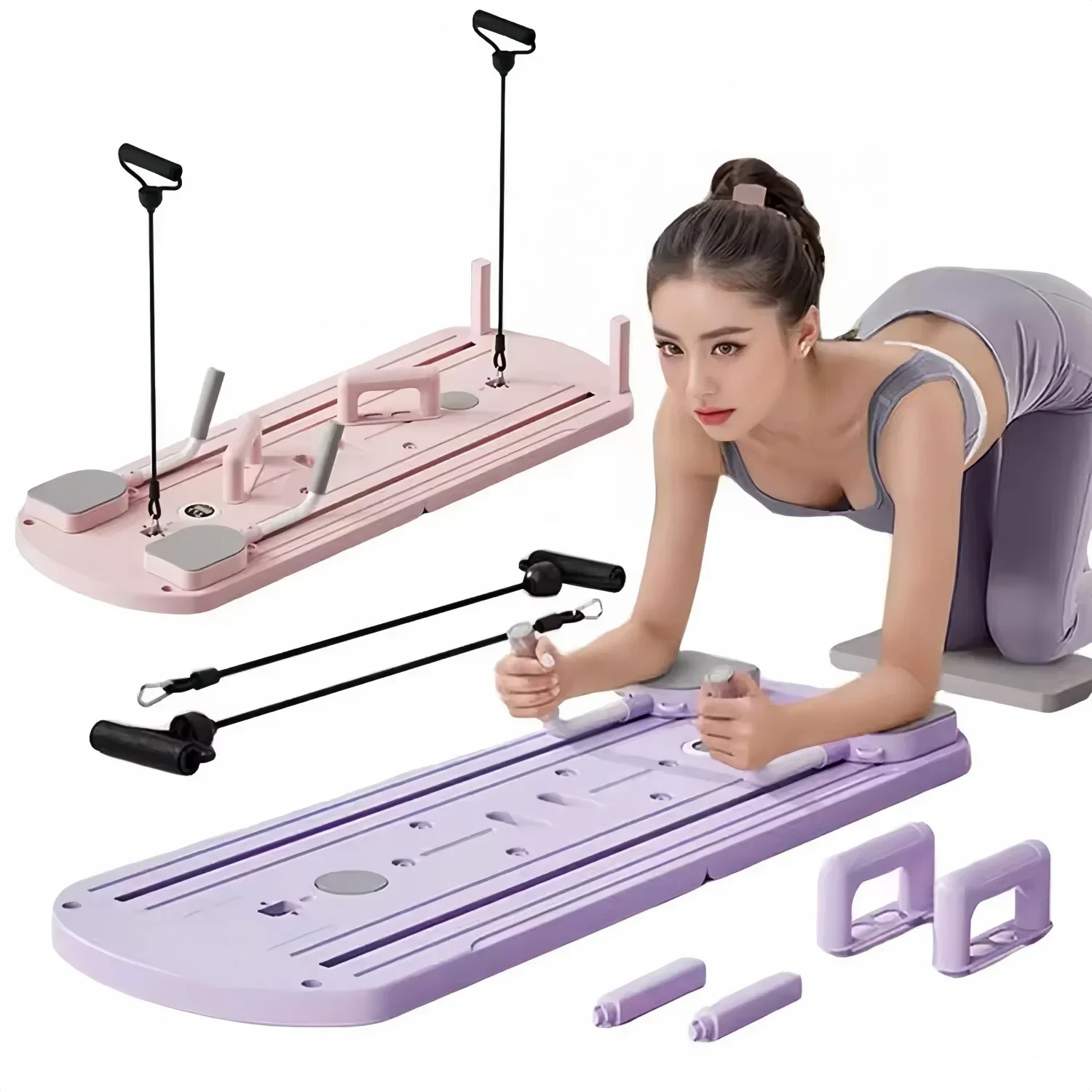 Fitness Panel Multi-function Foldable Home Exercise Abdominal Muscles Vest Line Push-up Board Portable Pilates