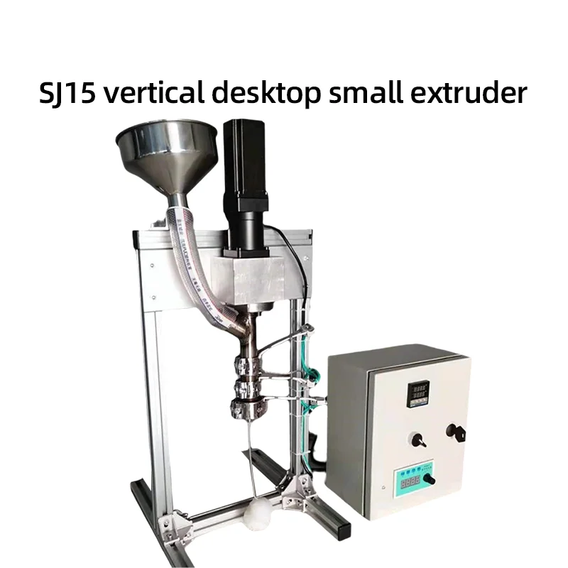 

DepositSxhSJ15 Vertical Desktop Small Extruder Machine Laboratory Plastic Vertical Extrusion Equipment Single Screw Injection Ma