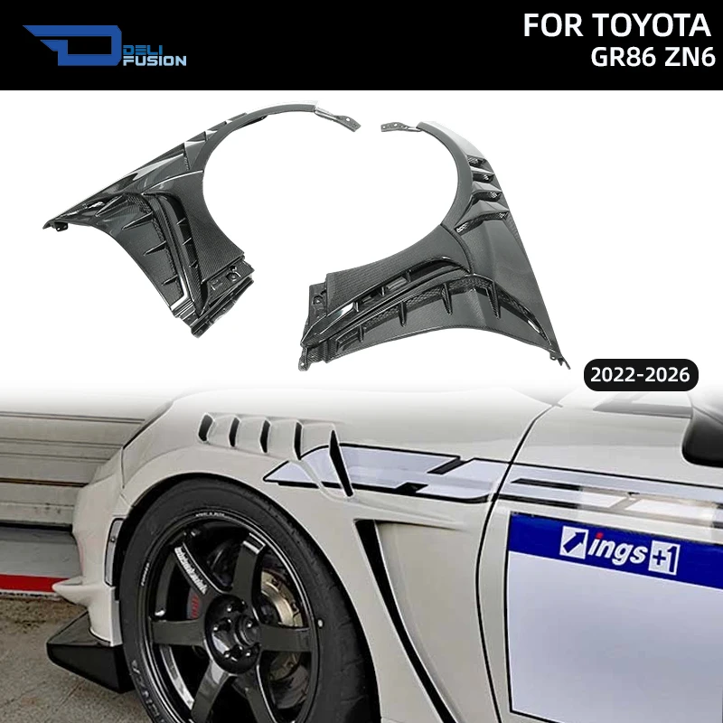 

For Toyota GR86 ZN6 DLF Type 1 Front Fender Left Right Pair Auto Exterior Body Kit Tuning Accessories