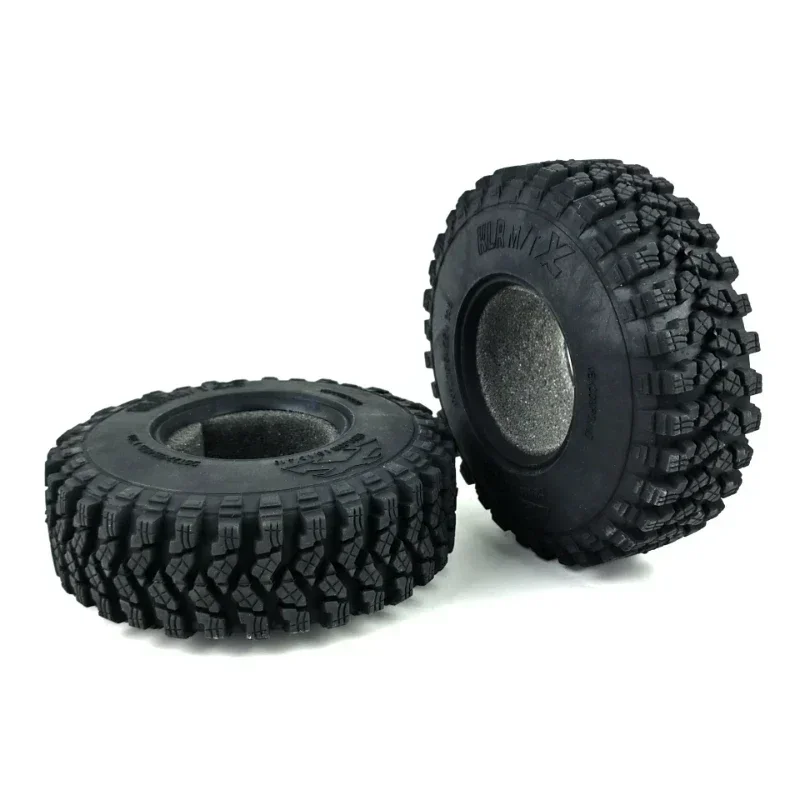 

for 1:10 RC Crawler Axial SCX10 D90 TF2 MST Tamiya 2PCS 1.9" Rubber Voodoo KLR Wheel Tires 105*35mm