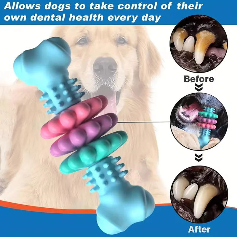 Jouet en forme d’os indestruct - Teeth Cleaning Dog Chew Bone avis et prix