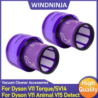For Dyson Washable HEPA Filter Cyclone Accessories for Dyson V11 Animal V11 Torque Drive V15 Detect Vacuum Cleaner Replacement