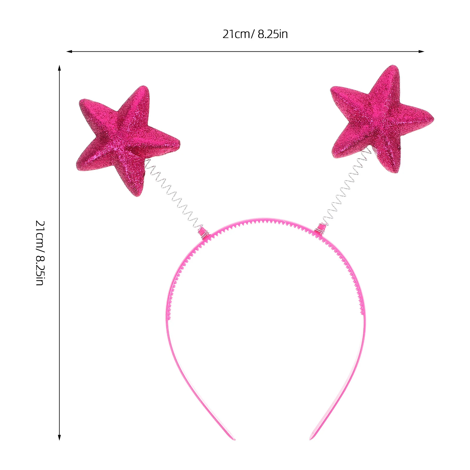 6 قطع من أطواق الشعر المزخرفة للمهرجانات، عصابات رأس على شكل نجمة من الفوم اللامع، ملابس حفلات للأطفال، إكسسوارات أزياء الهالوين لعيد الاستقلال