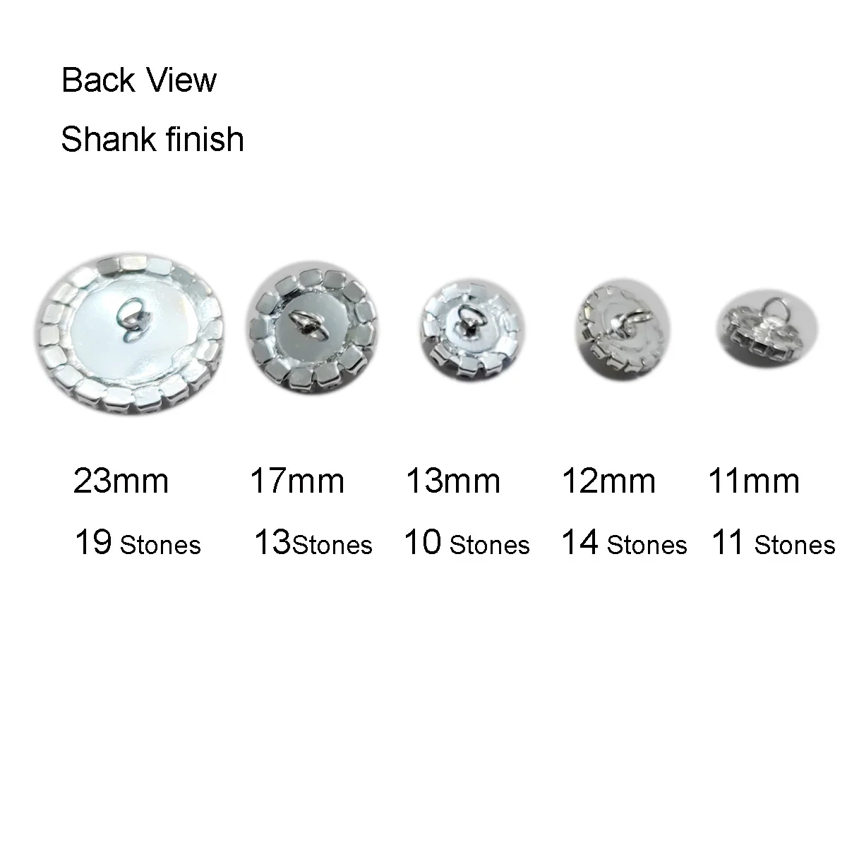 Luxury Round Faux Pearl Rhinestone Shank Buttons Silver Metal Sew On Buttons for Coat Dress Sweater DIY Clothing Wedding Decor