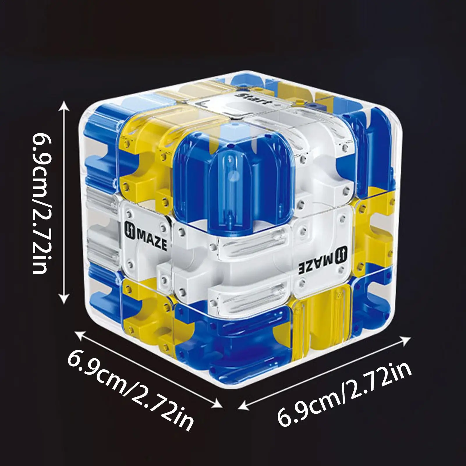 Boule de Puzzle 3D, jeu de cerveau, jouets pour enfants, piste de boule en acier, boule de labyrinthe 3D, jouets anti-Stress pour enfants, cadeaux d'anniversaire