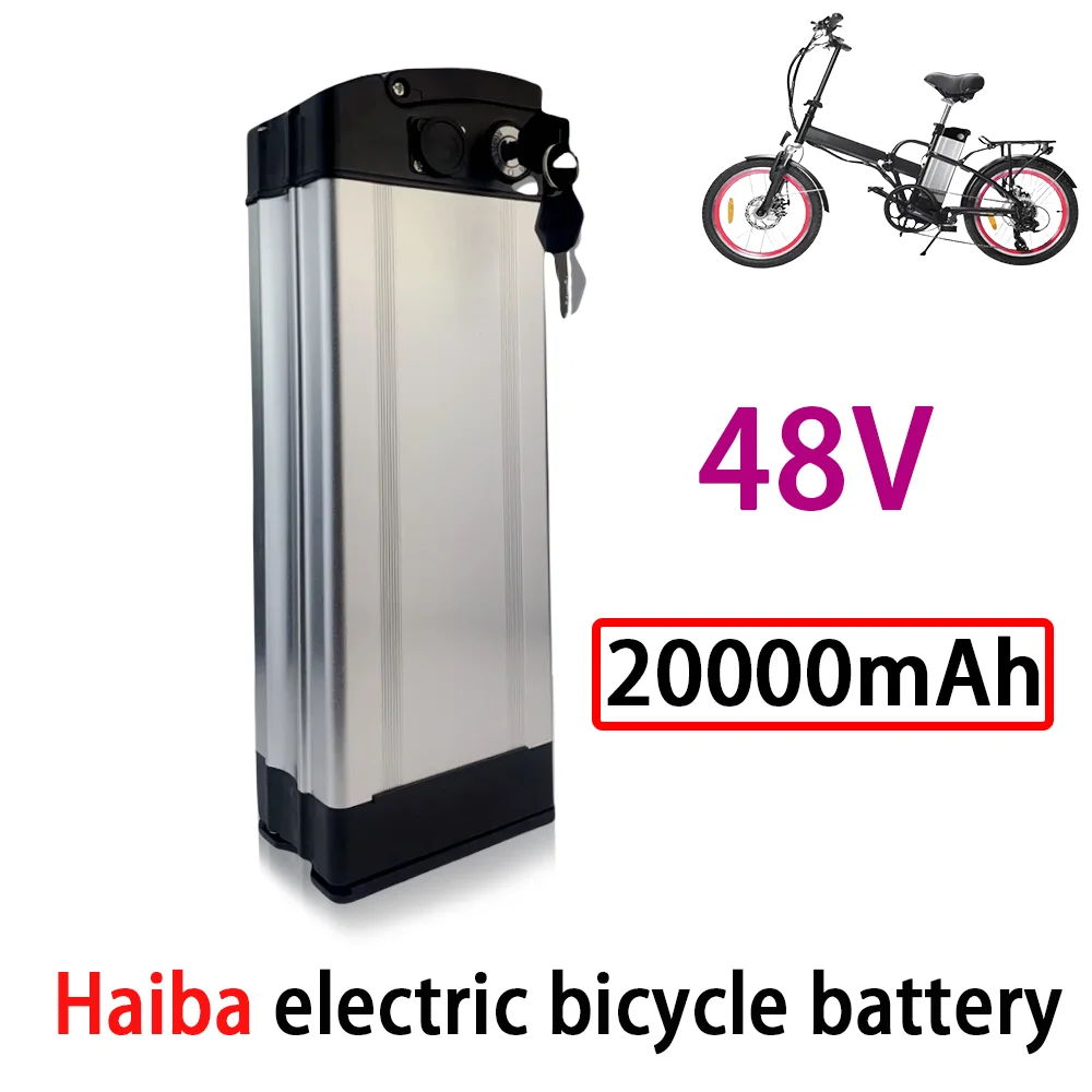 For HaiBa 48V Ebike Battery Pack 20Ah/20000mAh Shengmilo MX20 Folding Fat Tire Snow Bike Electric Bicycle