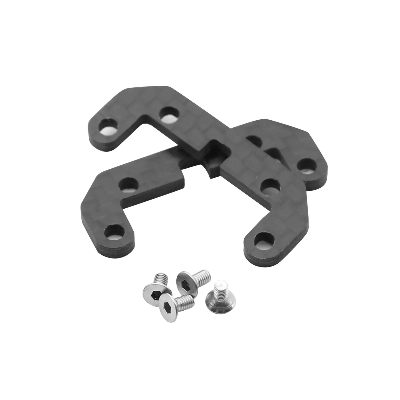 Universal Carbon Fiber Anti Roll Bar Mount Fixed for seat for TT02 54514 1/10 RC Car Chassis Holder