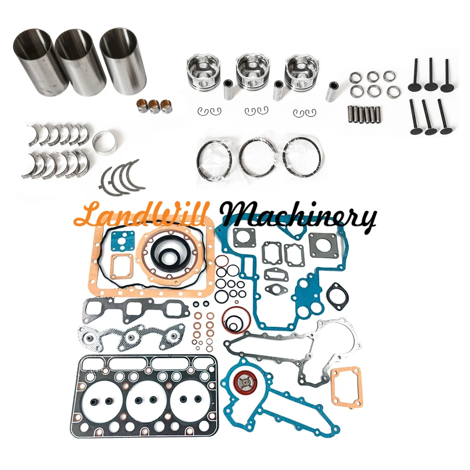 D1803 Overhaul Rebuild Kit Fits For Kubota Engine