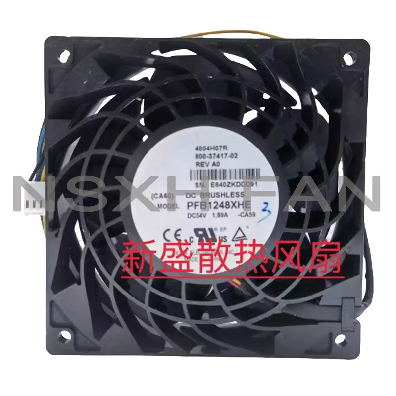 

Brand New PFB1248XHE 12038 54V 1.89A Pressurized Violent Cooling Fan