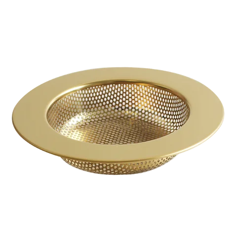 Talea 114mm 배수 바구니 필터, 헤어 캐처, 골든 컬러, QS419C012