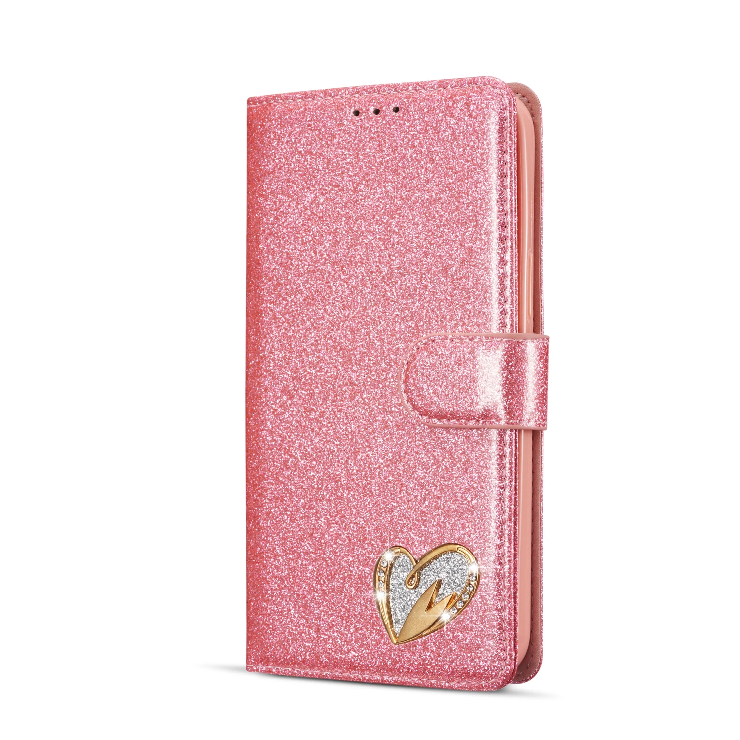 Bling Glitter Leather Wallet Magnetic Flip Case for Samsung A55 A35  A15 A34 A54 A53 A14 5G Galaxy A13 4G A04s A72 A52 A52s