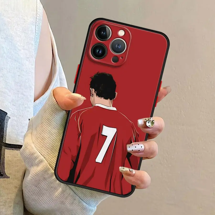 حافظة لهاتف آيفون 16e 13 Mini 14 12 11 XS 7 8 15 Plus X 16 Pro Max