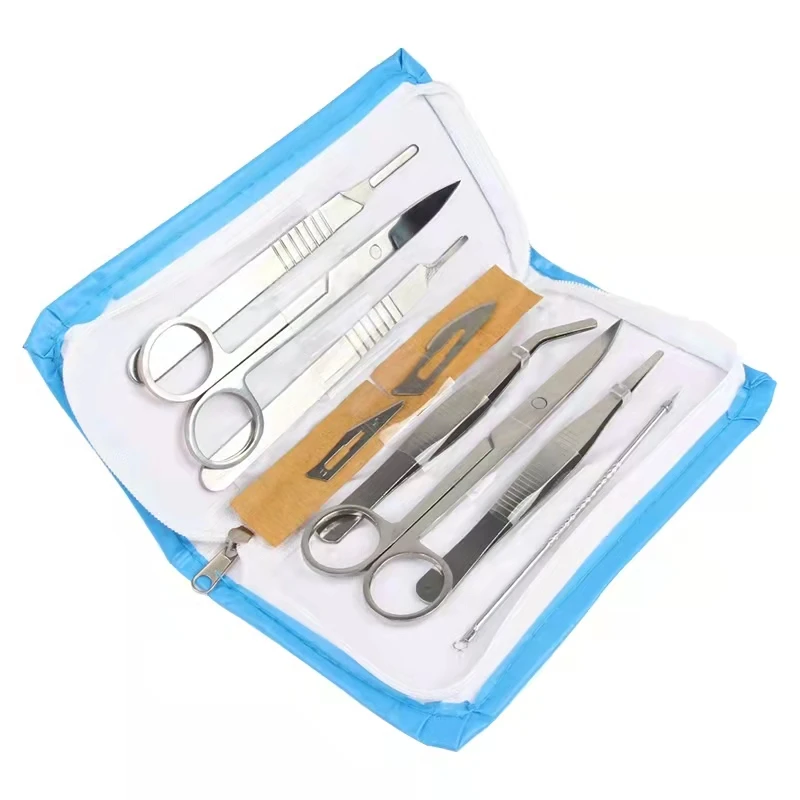 7Pcs/Set Dissecting Animal Dissection Kit Taxidermy Set Biology Student School Lab Training Instrument Tools