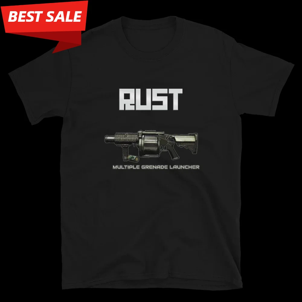 Funny Multiple Grenade Launcher T-Shirt 100% Cotton O-Neck Short Sleeve Summer Casual Mens T-shirt Streetwear