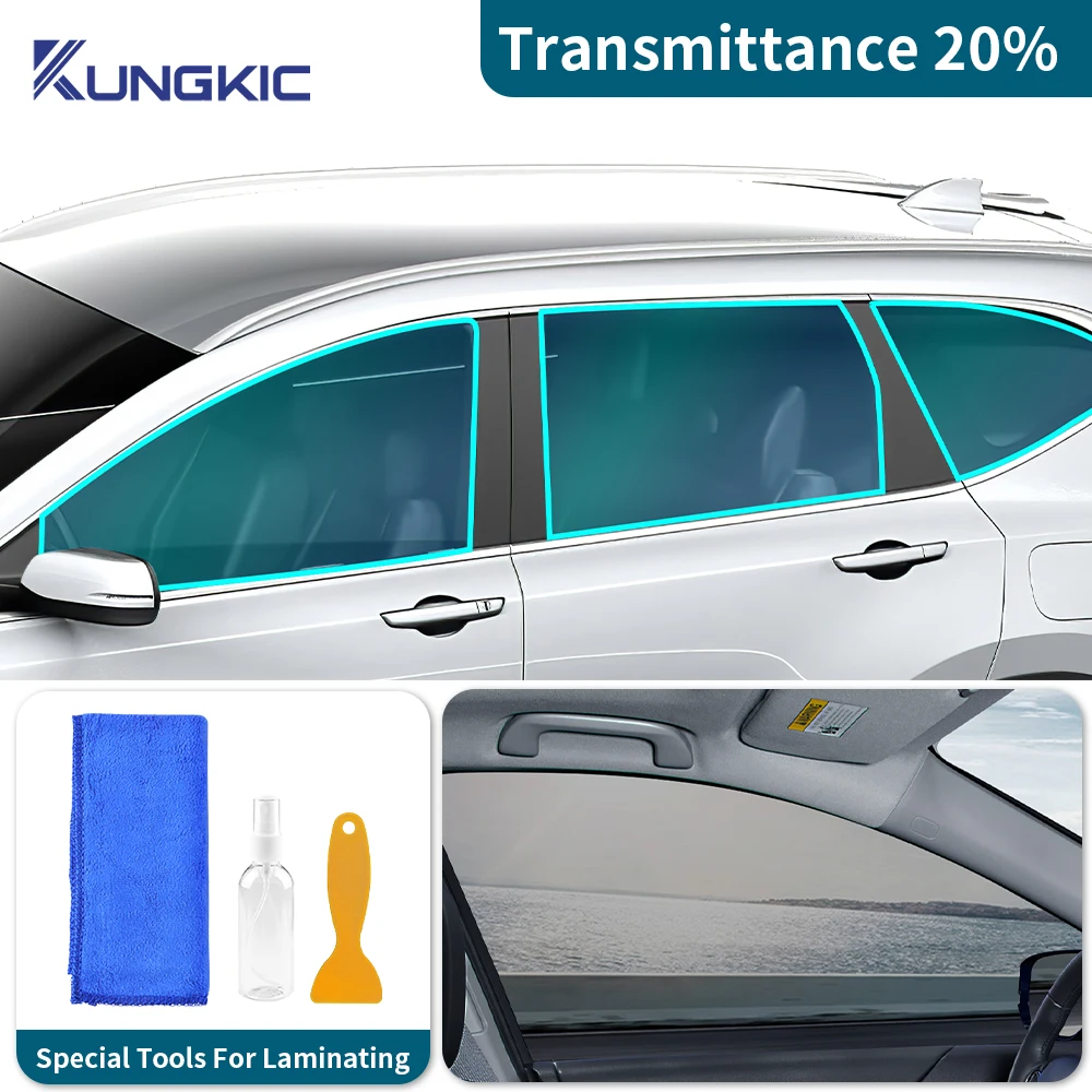 

For BMW E90 2006-2011 3 Series Pre Cut All Sides Window Film Tint Shade % Car Window Foils Solar Privacy UV Protection Sticker