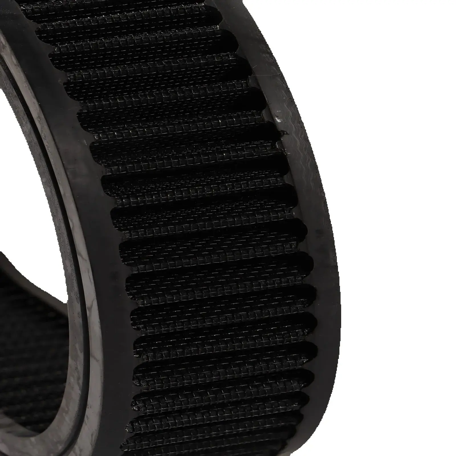 12x2 Black Oval Washable Reusable Air Filter Element for SBC BBC Chevy Ford Engines Universal Fit