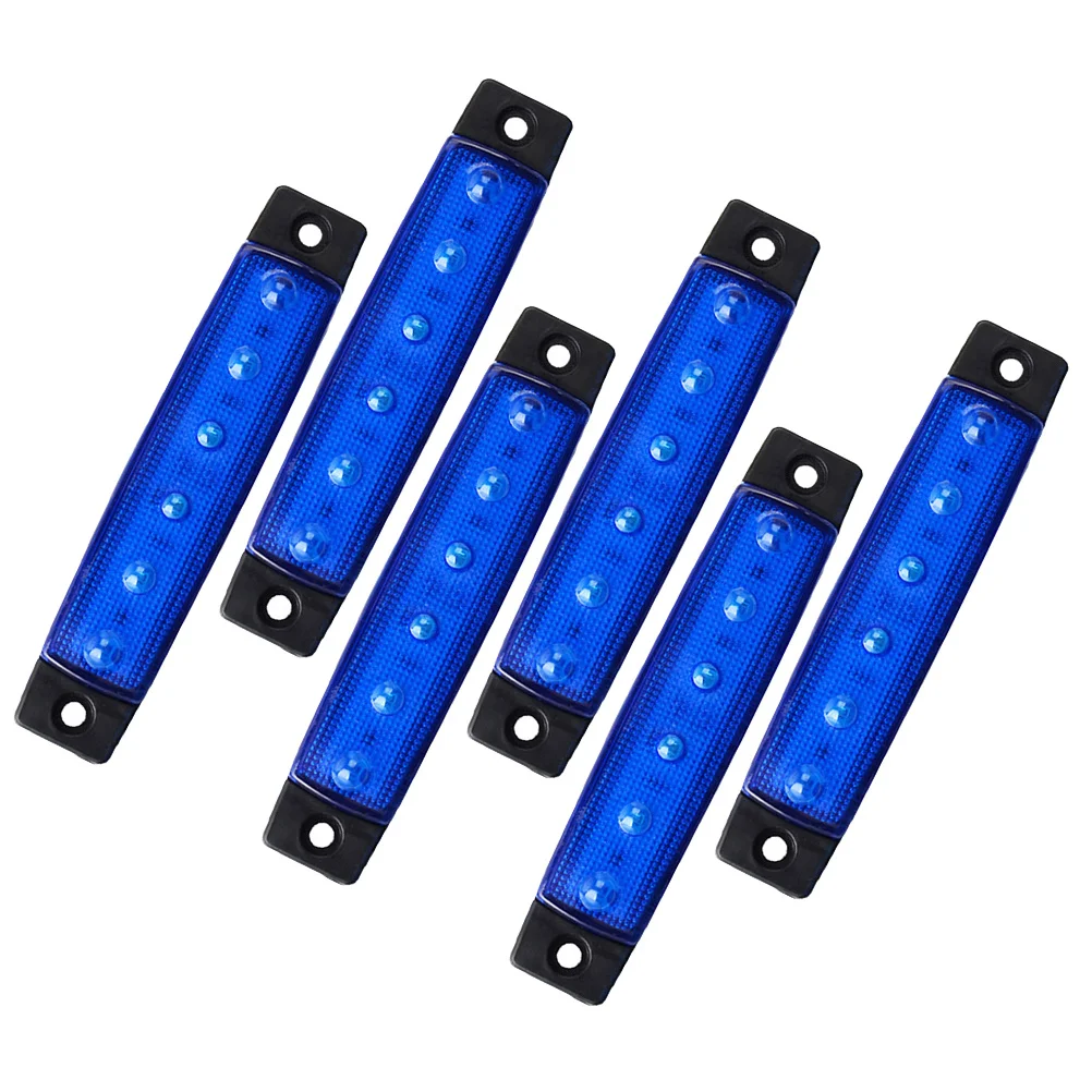 

6Pcs Marine Boat Lights Waterproof ABS Energy Saving Low Power Consumption Stern Navigation Lights for Deck Kayak