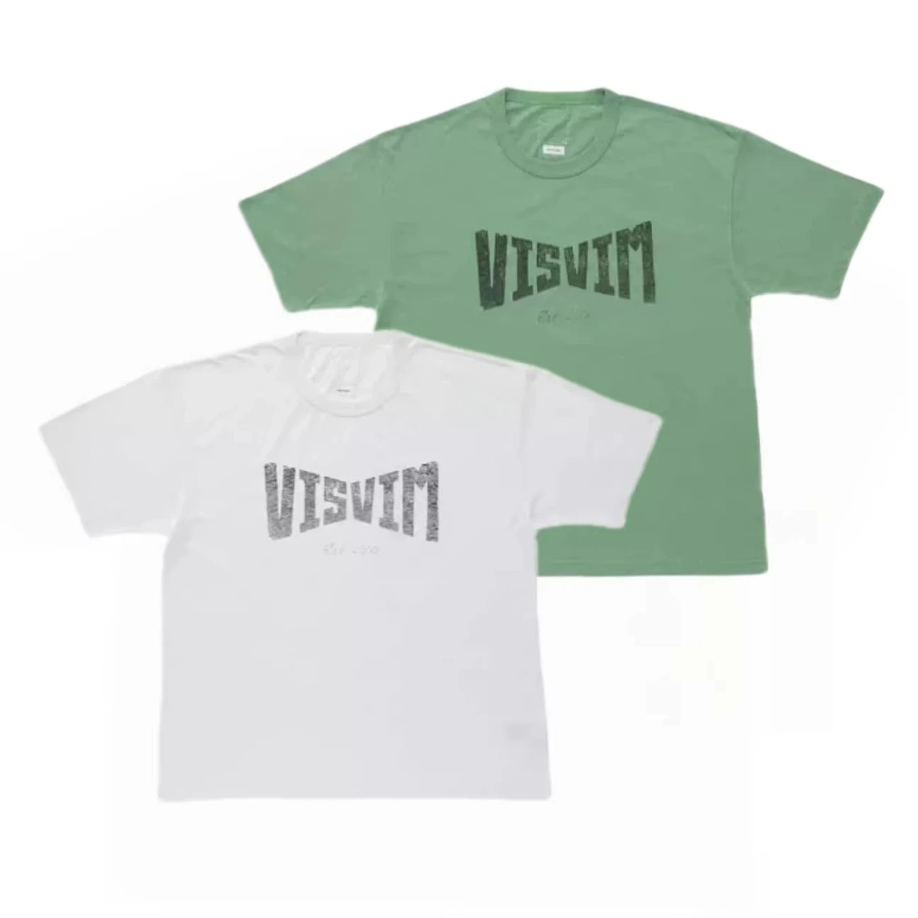 

Футболка VISVIM HERITAGE S/S 24SS с винтажным принтом, повседневная, с коротким рукавом, унисекс