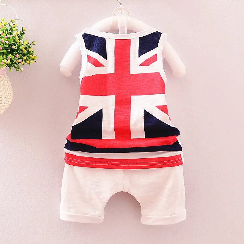 Sport Sleeveless T-Shirt Vest And Shorts Summer Infant Clothing 2PCS Baby Boys Clothes Suit Kids Jogging Bebes Tracksuit Toddler