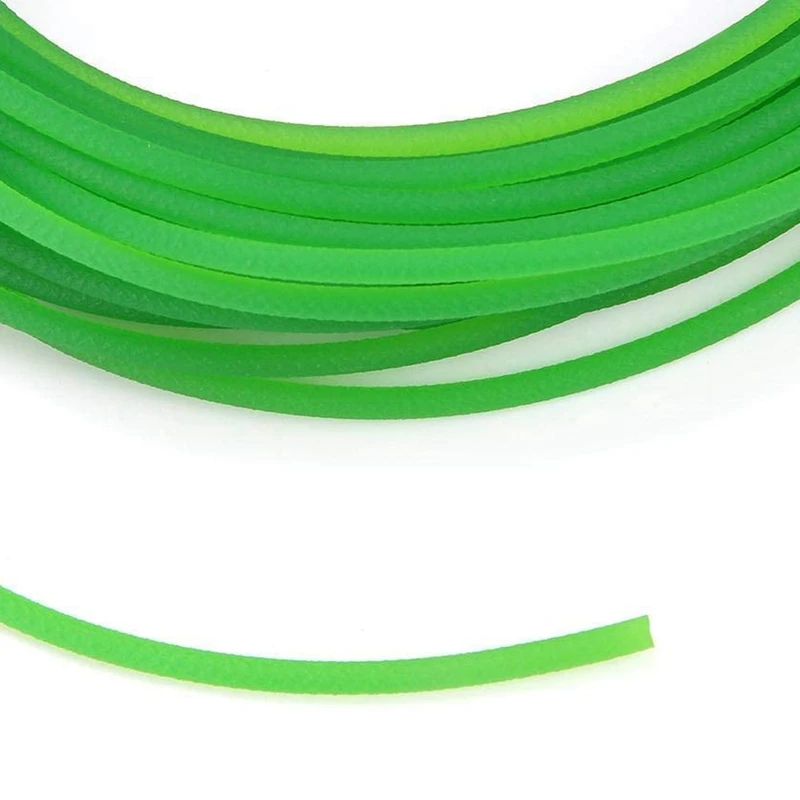 3Mm10m High-Performance Urethane Round Belting Green Rough Surface PU Polyurethane Round Belt For Drive Transmission