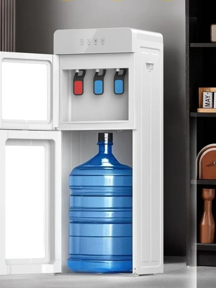 موزع مياه عمودي منزلي دلو سفلي إمداد مياه أوتوماتيكي وظيفة عزل عنبر ساخن وبارد ذكي