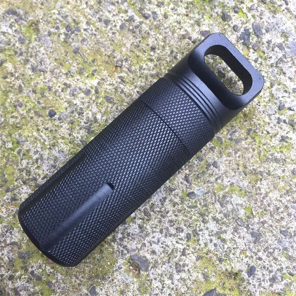 Storage Capsule Holder Survival Capsule Seal Bottles Pill  Airtight Case EDC Survival Kit Waterproof Seal Bottle