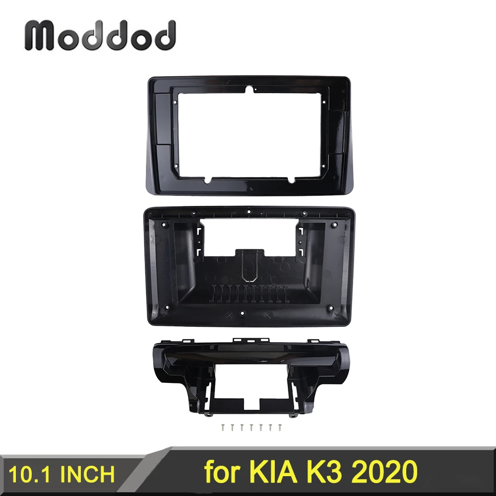 

Double 2 Din Radio Frame for KIA K3 2020 10.1INCH Dash Installation Trim Kit Android Audio GPS Navigation Fascia Stereo Panel