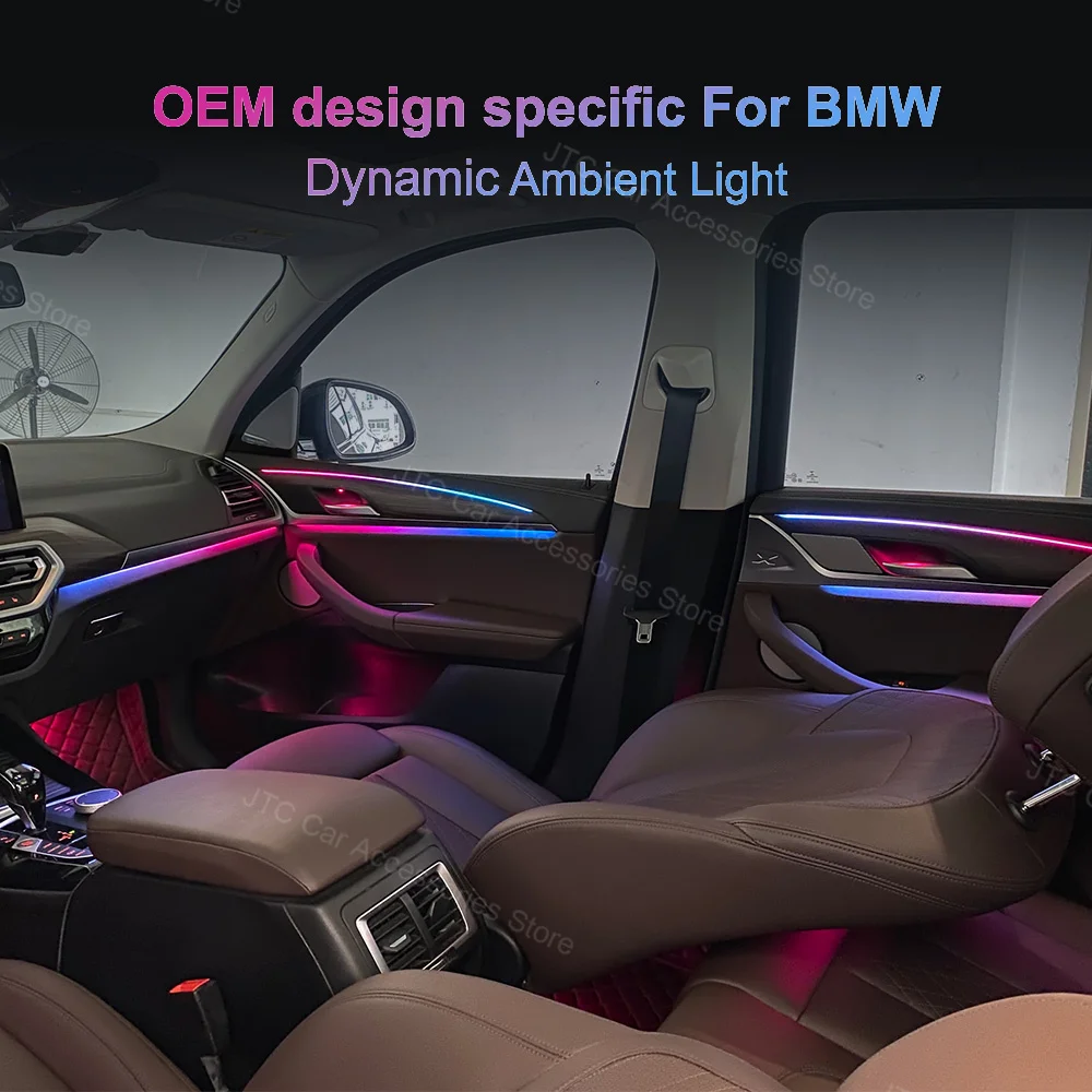 11 Colors OEM Design Dynamic Active Ambient Light for BMW X3 G01 X4 G02, BMW X3 X4 Interior Lighting Upgrade
