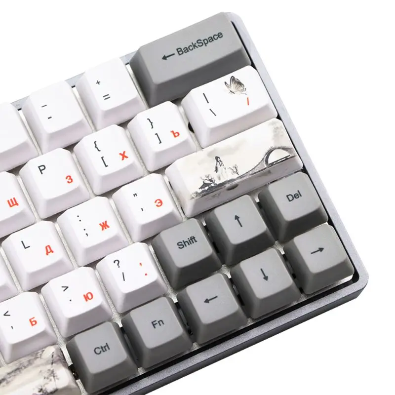 73 Keys Keycap Dye Sublimation OEM Mechanical Keyboard for Game Lover Drop shipping