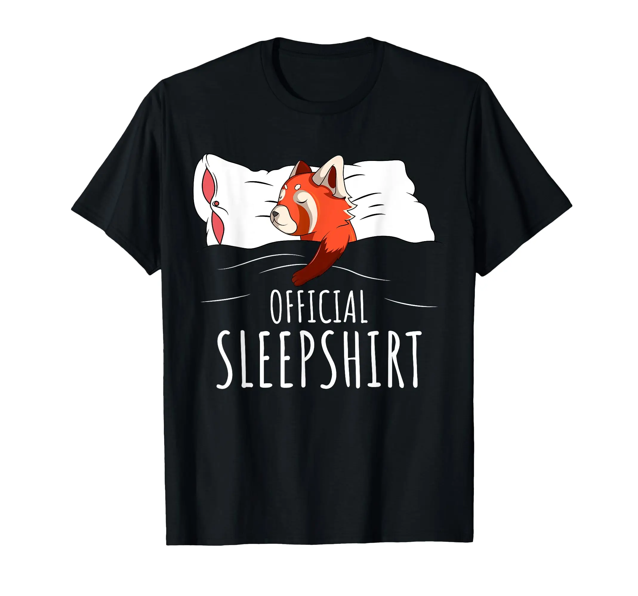 Red Panda Official Sleepshirt T-Shirt Classic Logo T Shirt and Stickers, Unisex Adult T Shirt Collection