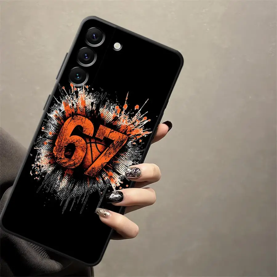 Graffiti Basketball 67 Case for Samsung Galaxy A57 A15 A73 A55 A23 A06 A53 A17 A37 A25 A16 A52 A36 Phone Cover A41 A50 A12 A70 view 3